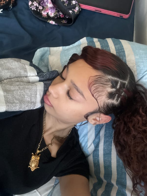 Woman poses for casual bedroom photos in South Whitehall