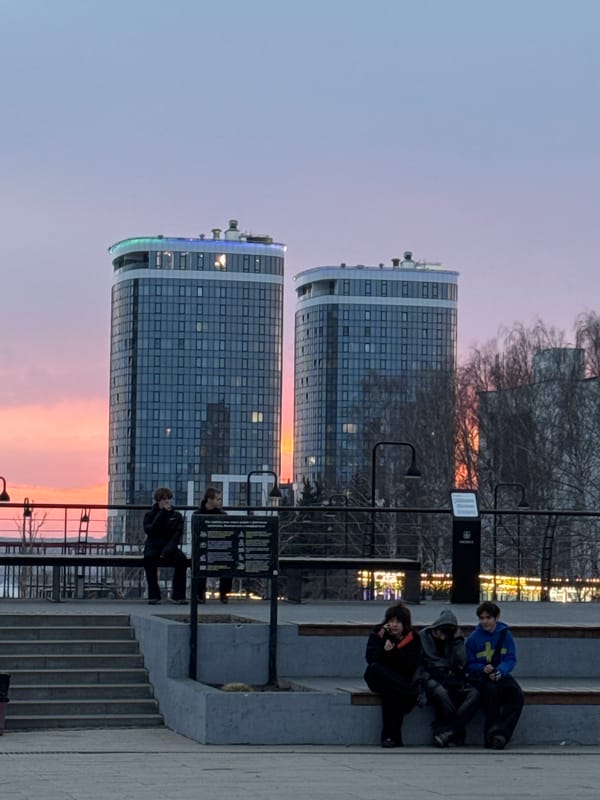 Family outing and dining experiences captured across Izhevsk