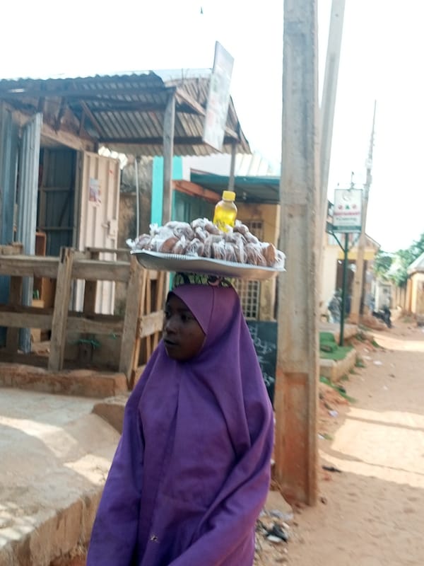 Street life and foot traffic in Gombe, Nigeria