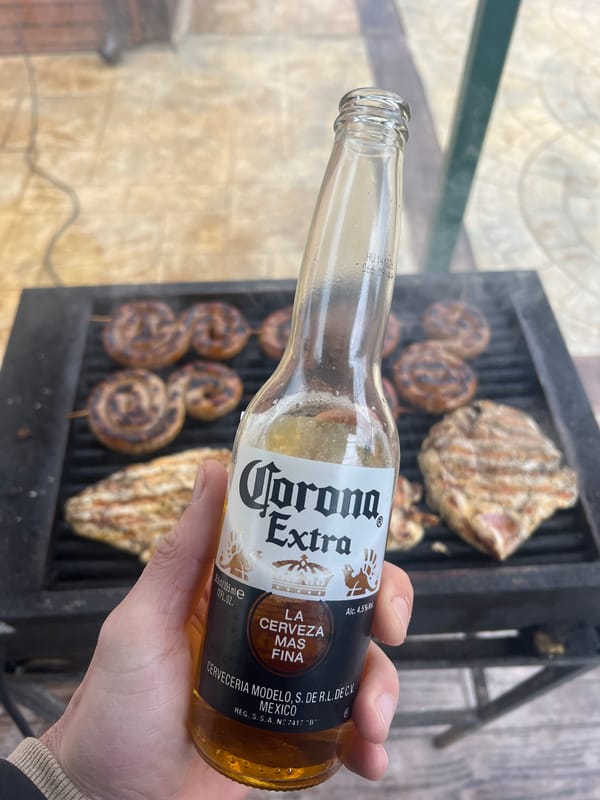 Outdoor barbecue session documented in Kubratovo, Bulgaria