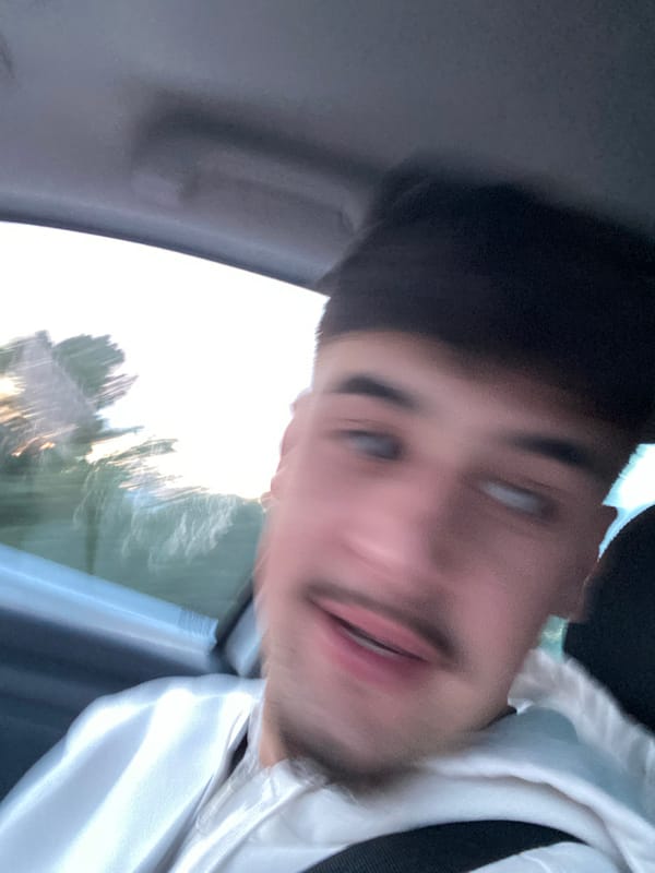 Young man photographed in vehicle in Vila Real, Portugal