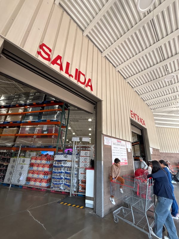 Evening shopping documented at Costco, mall in Puebla Mexico