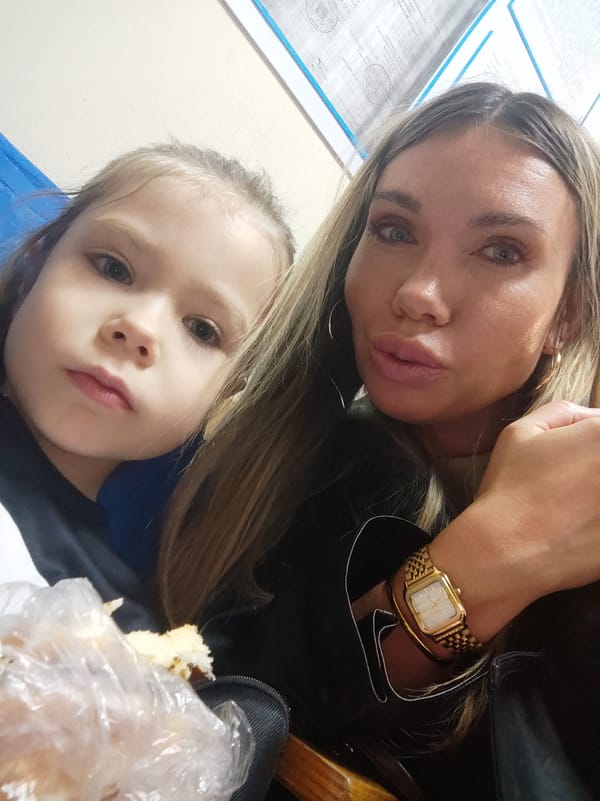 Young girl documented during visit in Votkinsk, Russia