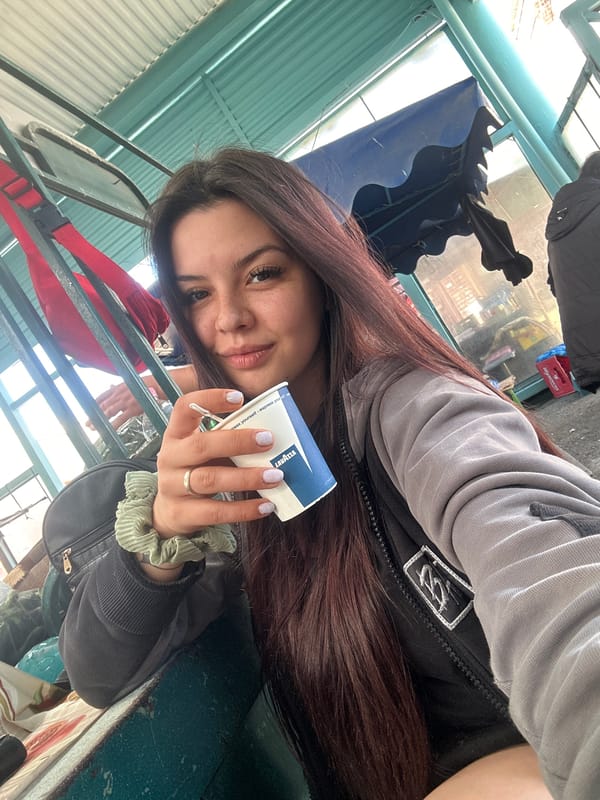 Morning selfies and fresh produce at a Sliven outdoor market