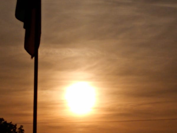 Morning observations captured in Roza, Bulgaria include sunset, snail
