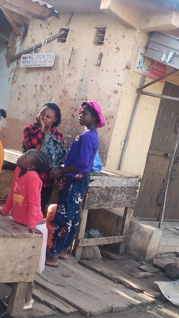 Morning street life documented across Nigerian neighborhoods