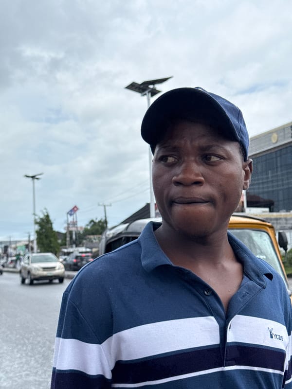 Casual street scenes documented in Ado, Nigeria