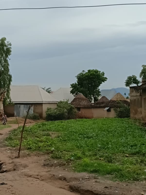 Morning street life and commerce in Jalingo, Nigeria