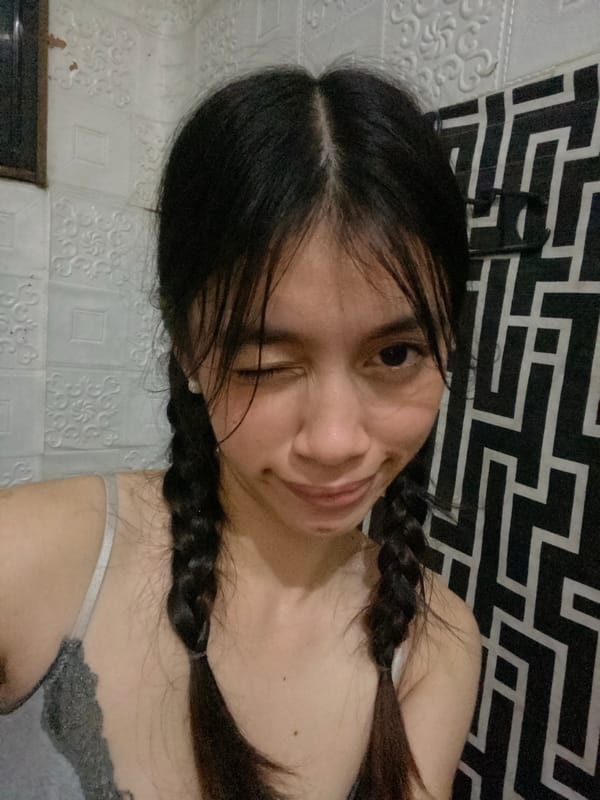 Casual selfie session at home in Panabo, Philippines.