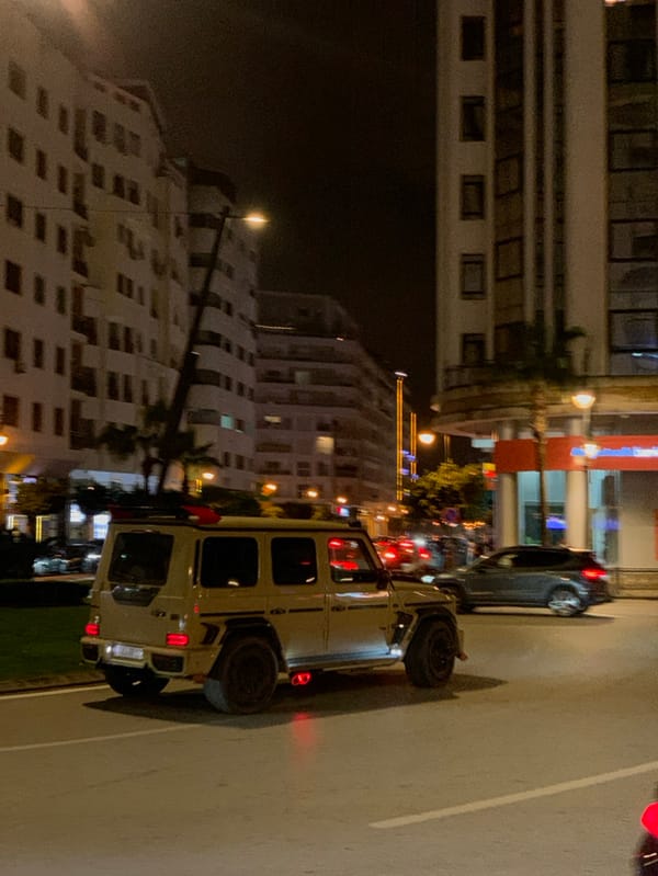 Tangier street life captured in 30 nighttime moments