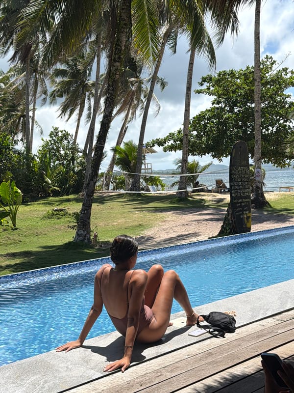 Tourists enjoy early morning leisure activities in General Luna