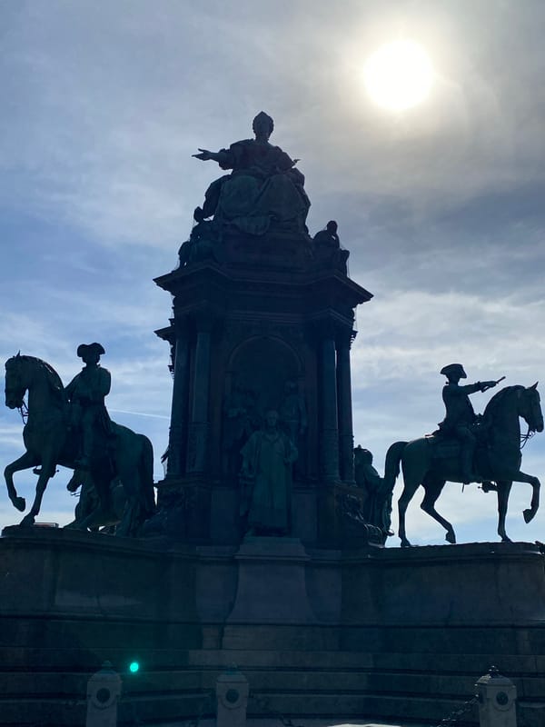 Vienna's Imperial Architecture Documented Near Maria Theresa Monument