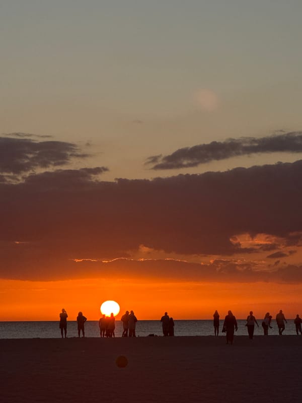 Sunset gathering draws visitors to Marco Island beaches