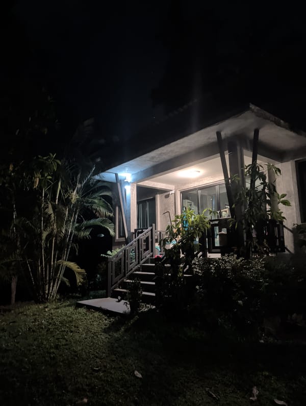 Nighttime scenes documented across Koh Phangan, Thailand