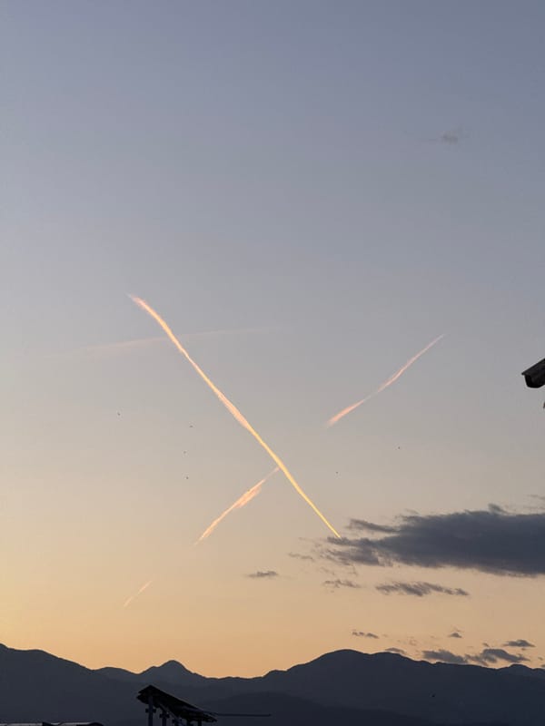 Evening sky and children observed in Dub Montenegro