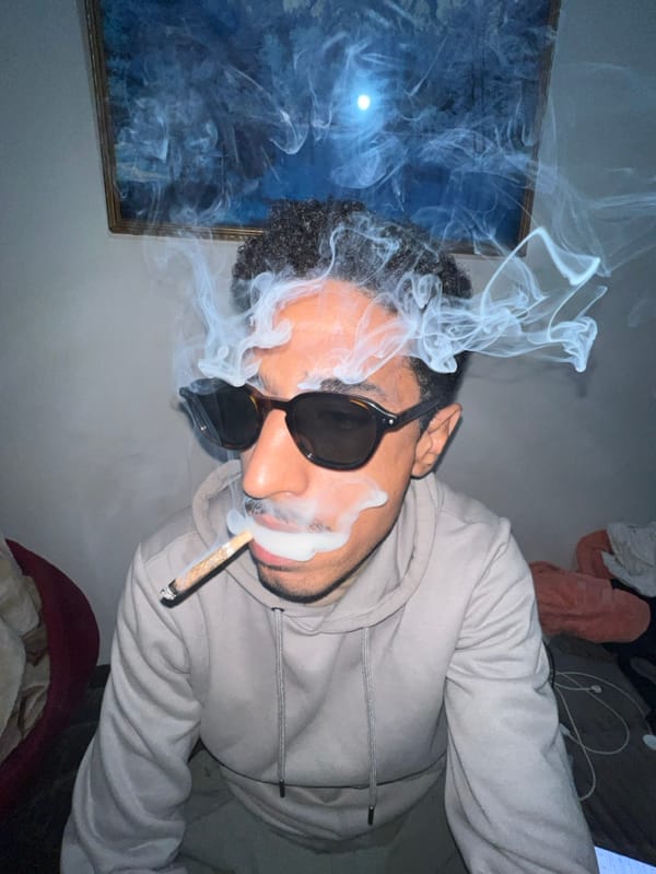 Young man documents afternoon in Tangier through selfies, street scenes