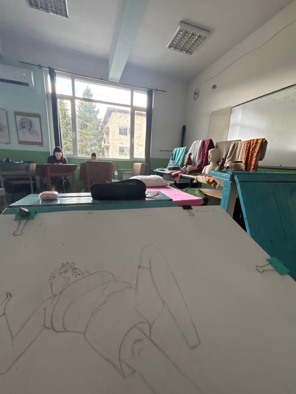 Art students document classroom moments in Troyan studio