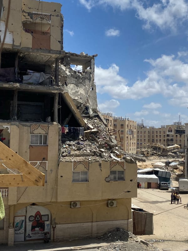Widespread building destruction documented in Khan Yunis, Palestinian Territories