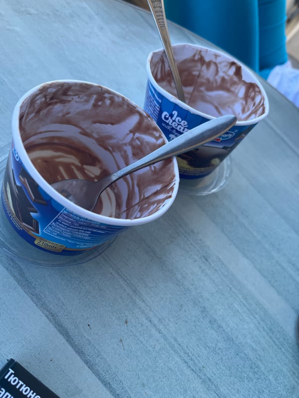 Ice cream and a valley view on a return to Smolyan
