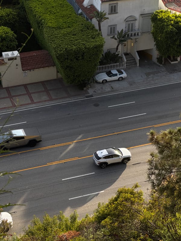 Aerial views capture Santa Monica street and beach scenes