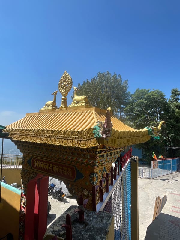 Morning documentation of Buddhist sites and ceremonies in Dharamshala