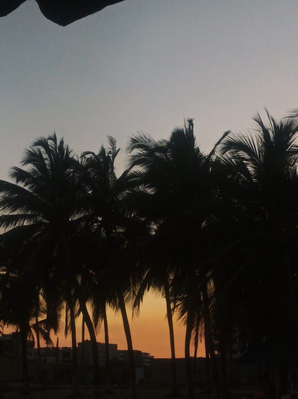 Sunset documented over 29 minutes in Porlamar, Venezuela