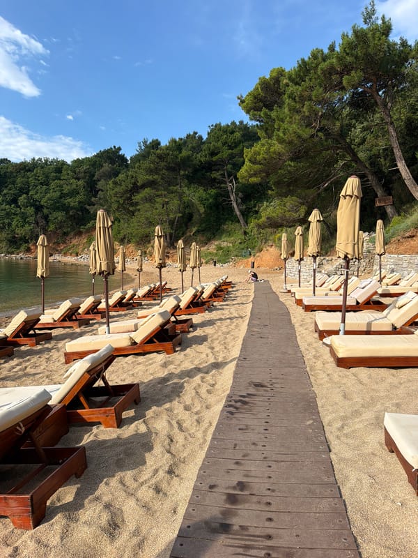 Early morning coastal tour documented in Budva, Montenegro