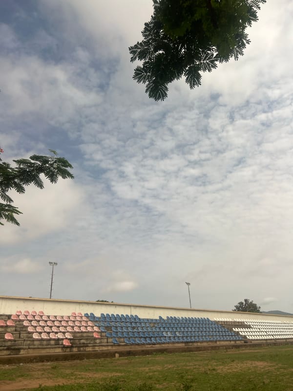 Stadium and soccer field documented in Jalingo, Nigeria