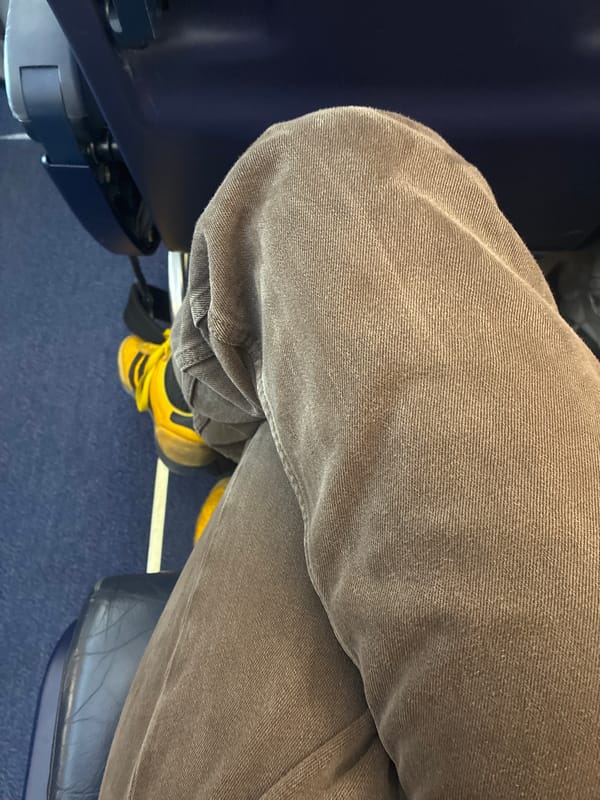 Passenger photographed in airplane cabin near Spanish coast