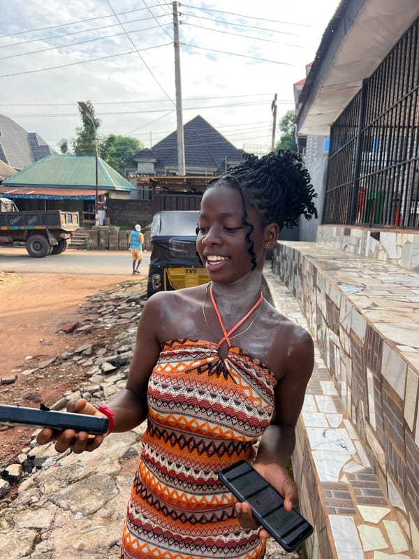 Morning routines and street life in Nkpor, Nigeria