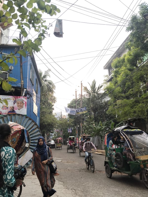 Ordinary morning moments documented across Dhaka neighborhoods