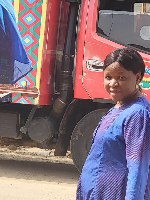 Daily street life documented around Indomie truck in Maiburiji, Nigeria