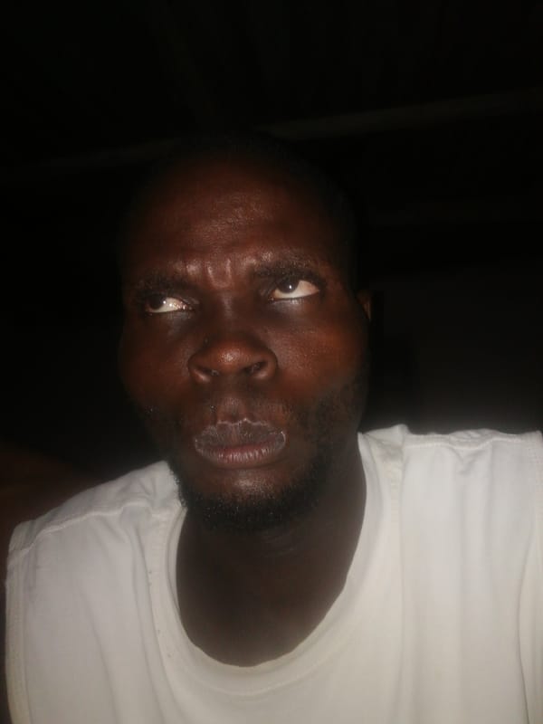 Man photographed in portrait session in Ikorodu, Nigeria