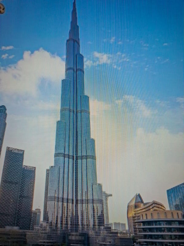 Mixed visual memories captured: Dubai skyline, gaming content