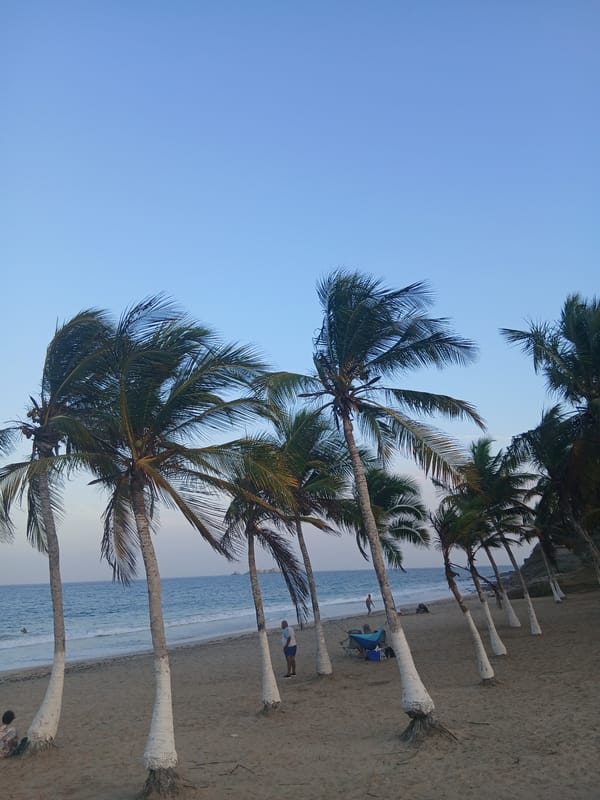 Beach documentation captured in Pampatar, Venezuela over 12 minutes