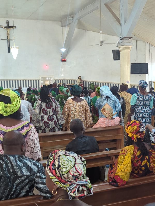 Wedding ceremony held at church in Narayi, Nigeria