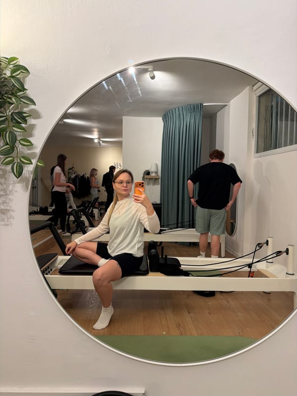 Pilates class documented at Tel Aviv fitness studio