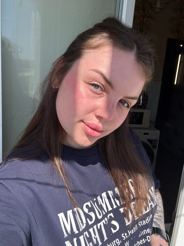 Woman photographed twice in rural Ukraine village setting