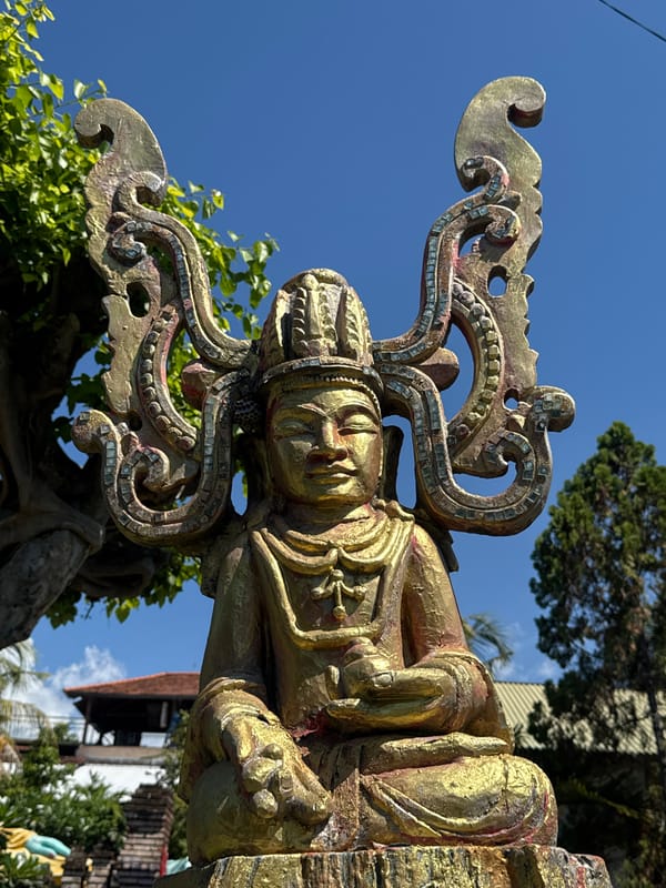 Outdoor art installations documented in Tejakula, Indonesia