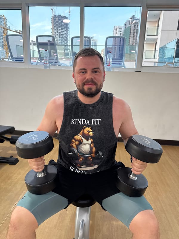 Dubai residents engage in gym workouts and evening activities