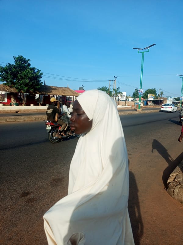 Morning street life in Tempure and Garko, northern Nigeria