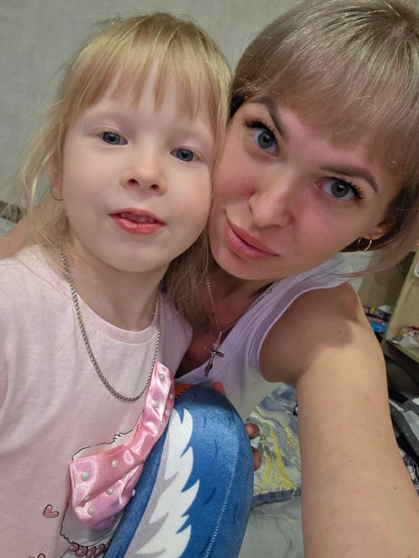 Mother and daughter share quiet domestic moments in Chaikovsky