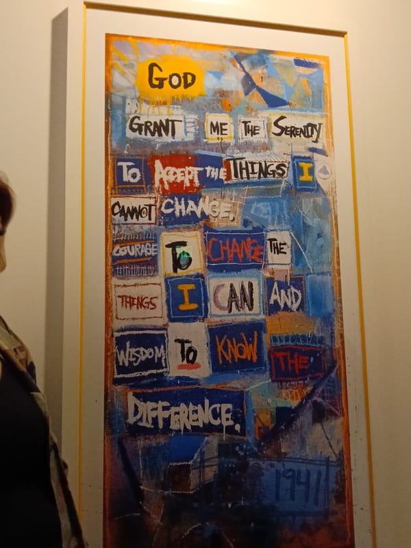 Serenity Prayer artwork spotted in Los Angeles