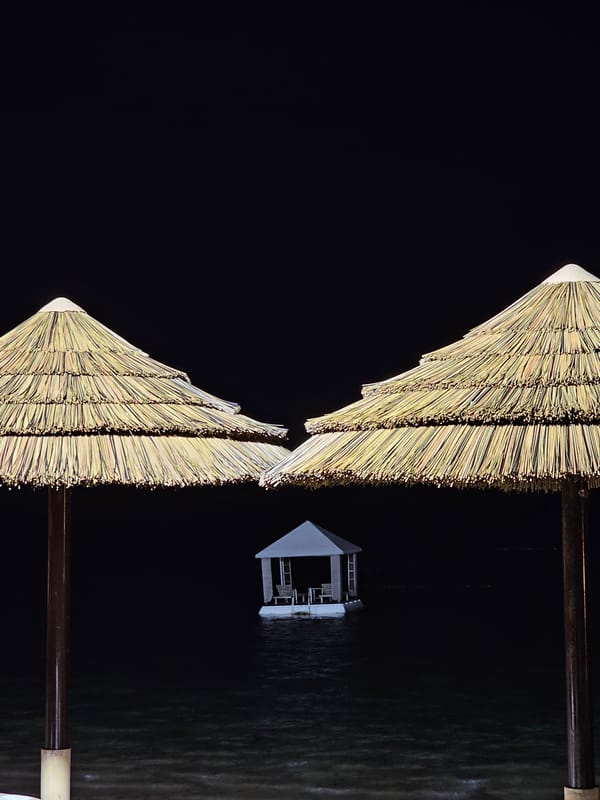 Witness captures nighttime street life across Denpasar, Indonesia
