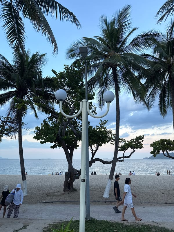 Beachfront scenes and public spaces across Nha Trang