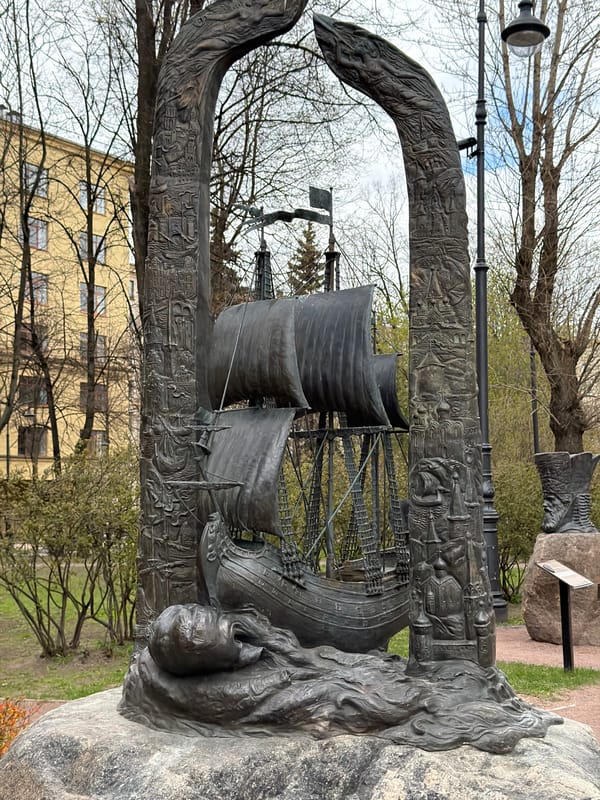 Tourist Documents Scientific Monument in Saint Petersburg