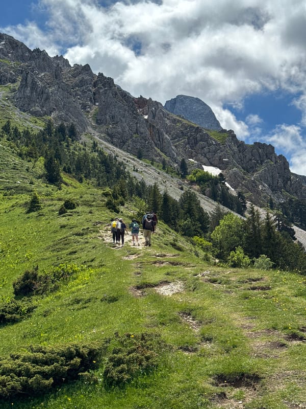 Hikers and motorcyclists enjoy mountain trails in Montenegro