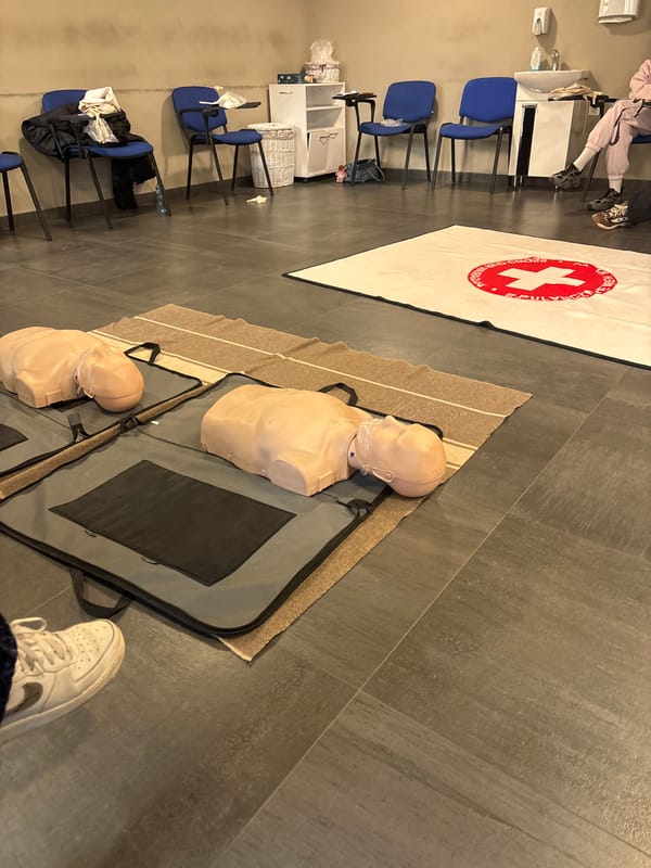 Woman takes selfie in training room in Plovdiv, Bulgaria