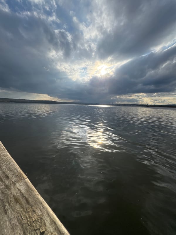 Cloudy waterfront scene documented in Kazashko, Bulgaria