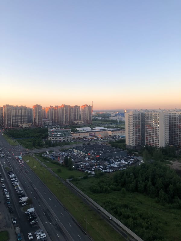 Sunset city views and cats from a lazy afternoon